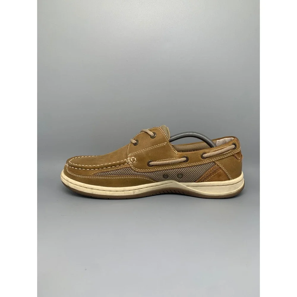 Margaritaville Anchor Lace Up Brown Boat Shoes MG1301F Men's Sz 11.5